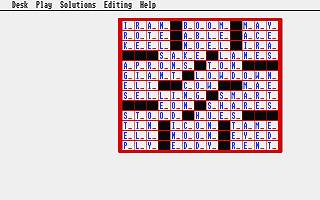 CrosSTword atari screenshot